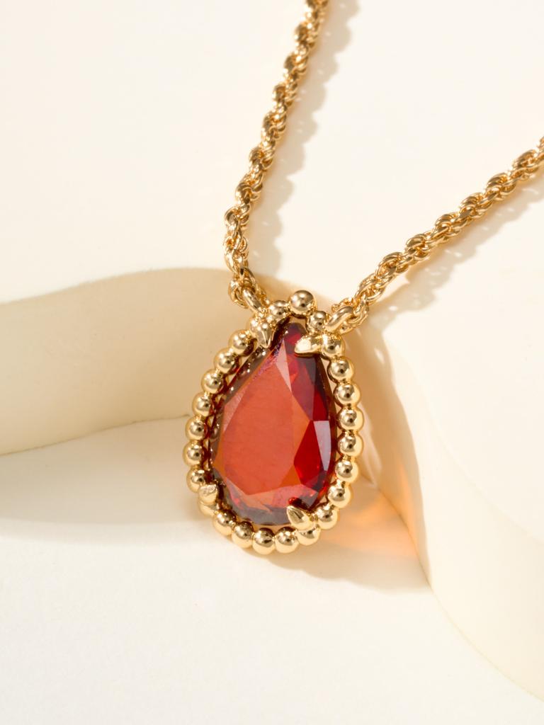 Water Drop Natural Stone Necklace High Quality Version Beautiful Daily Wear Jewelry High Quality Jewelry Gift