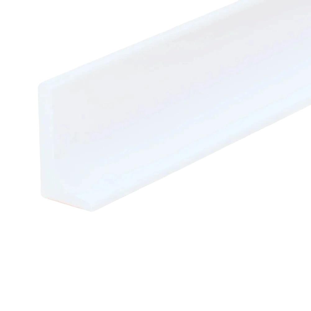 

1pc 2m/78.74in Shower Threshold Water Guard Dam Bottom Seal for Bathroom Glass Shower Door Strip Dry and Wet Separation Caulk Se 2m білий