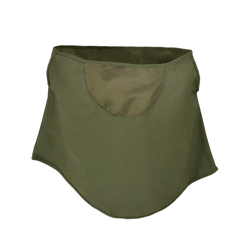 9252 summer big brim bucket hat men's mountaineering fishing breathable sunscreen sunshade mask hat set