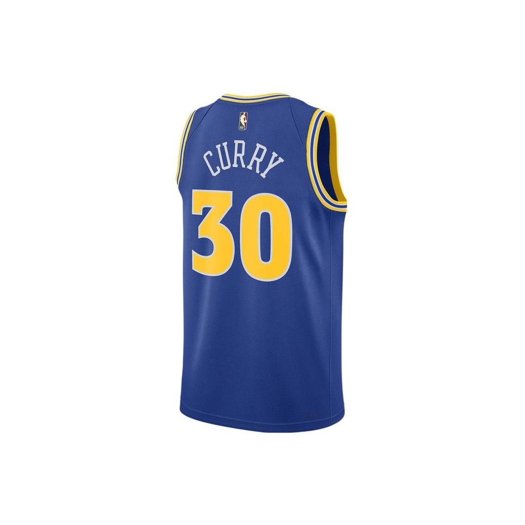 Nike NBA Warriors Curry 30 Basketball Jersey Unisex Blue