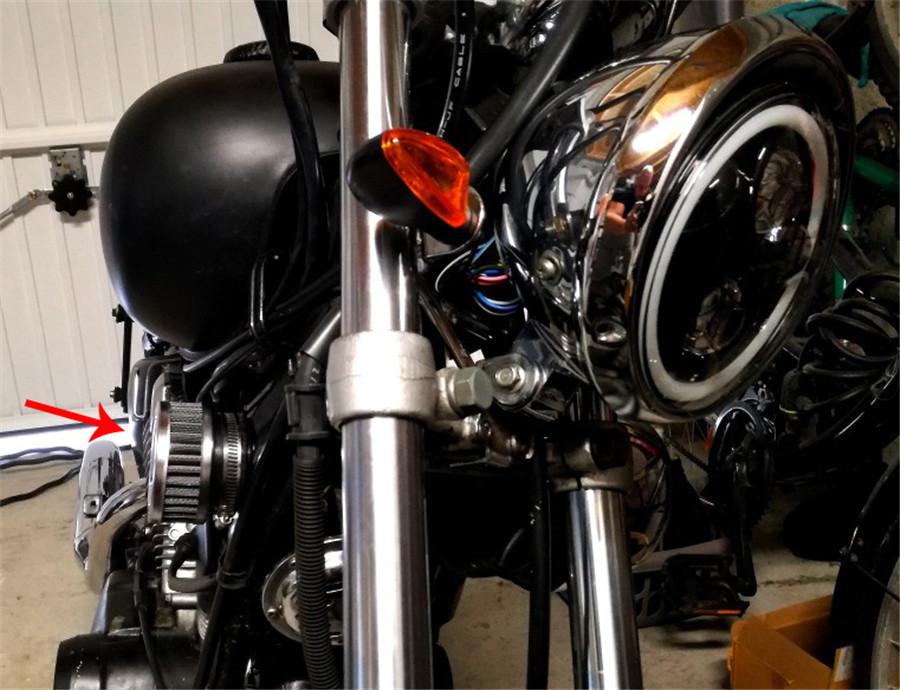 New 4PCS 52-58mm Universal Motorcycle ATV Scooter Air Cleaner Intake Filter Cleaner