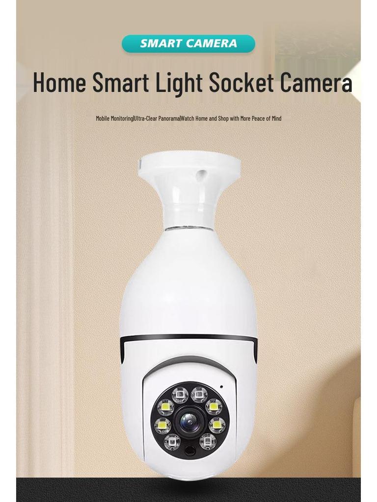 360° Panorama Smart Lampenhalter Kamera - 1080P HD Drahtlose Multifunktionale Überwachung