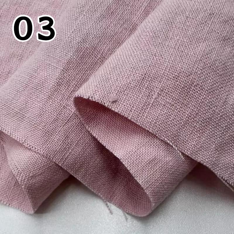 100x140cm 100% Ramie Linen Fabric High-grade Pure Hemp Natural Yarn-dyed Cloth For DIY Hanfu Pants Dress Coat Sewing Crafts