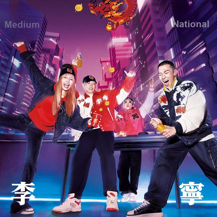 Li Ning Daily Prosperity Series Logo Print Loose Hoodie Men hoodies Black AWDU337-3