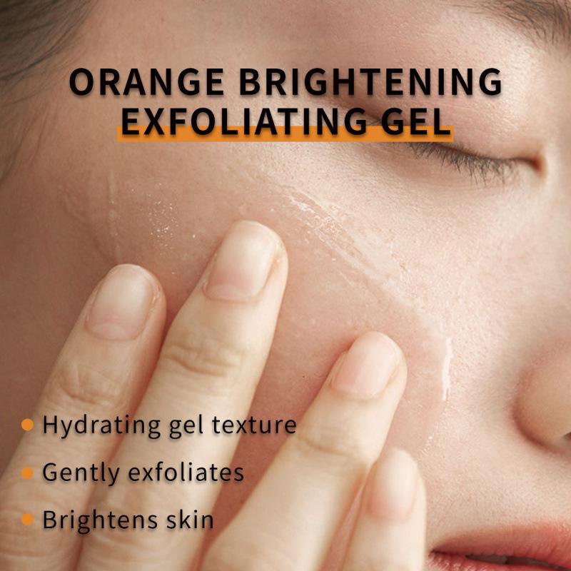 Explosive Orange Exfoliating Gel Gently Exfoliates, Even Skin Tone, Moisturizes and Brightens the Skin In Three Packs