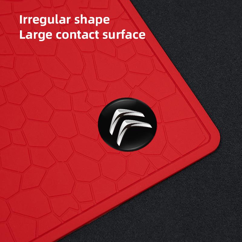 Car Dashboard Storage Anti Slip Pad Phone Store Items Mat For Citroen C3 C5 Aircross C5X C4 Cactus Picasso e-C3 C1 C-Crosser C6