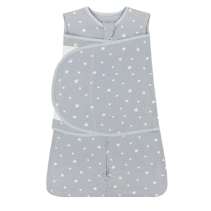 Infunsi Baby Sleep Sack Cotton Swaddle Wrap Newborns Anti-Startle Silent Magic Sticker 0-12 Months All
