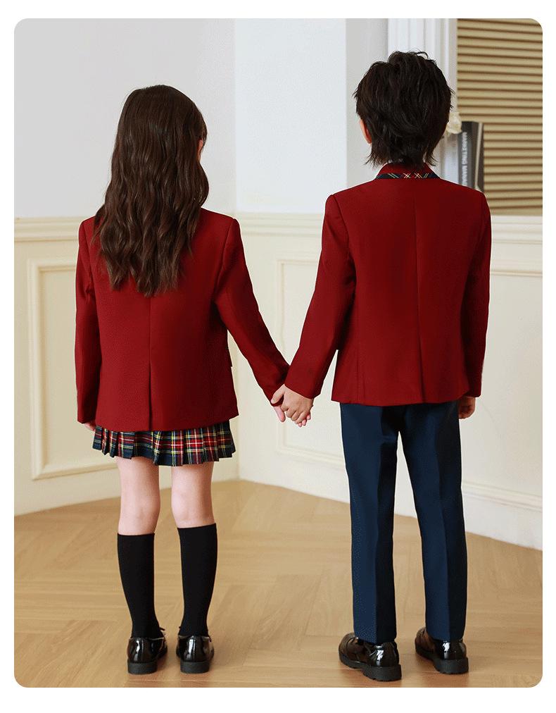 Children's British Academy Style School Uniform Set for All Seasons - Elementary & Kindergarten