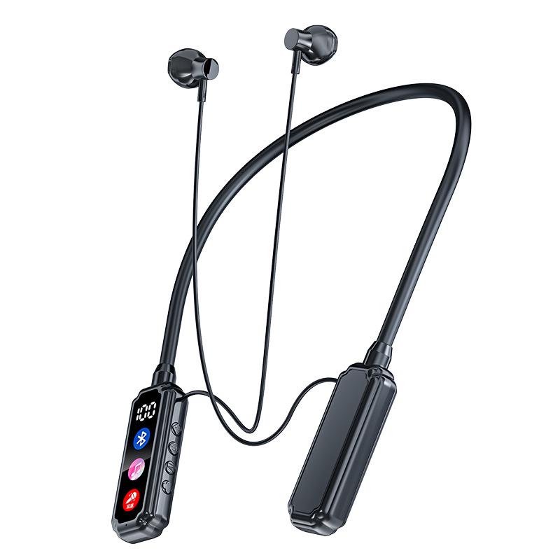 Neckband Noise-Cancelling Bluetooth Earphones for Apple, Xiaomi, OPPO