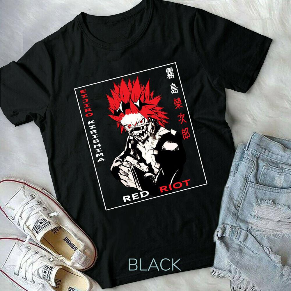 

Eijiro Kirishima Eijiro My Hero Academia T-Shirt,Red Riot new shirt M