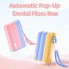 Press-on Floss Stick Storage Box Creativity Mini Teeth Stick Case Floss Dispenser  Home