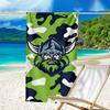 Canberra Camouflage Warrior Mikrofaser Strandtuch, Leicht Und Schnelltrocknend, für Sommerreisen, Strand-Essential, Schwimmbad Outdoor