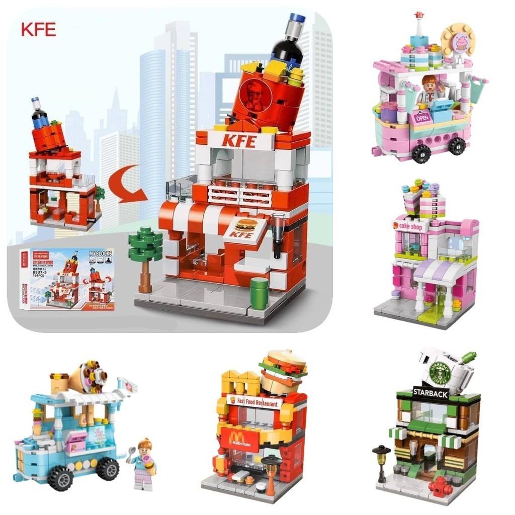 High-quality Abs Plastic Building Blocks Compatible With City Street Scene