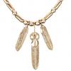 [Kansha Ichiba] Authentic Gold Feather Pipe Necklace
