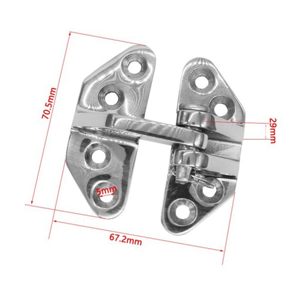 Marine Hardware Window Furniture Stainless Steel Strap Hinge Boat Hatch Hinge  Shaped