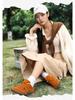 Men's Cross-Border Low-Top Lace-Up Autumn Wide Toe Casual Barefoot Flat Shoes, Plus Size Trendy Style