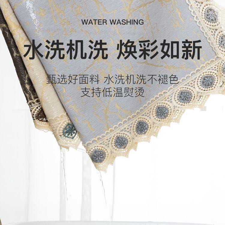 Capa de sofá jacquard com fio dourado europeu, almofada de sofá em tecido chenille antiderrapante, fronha universal para quatro estações, apoio de braço, toalha