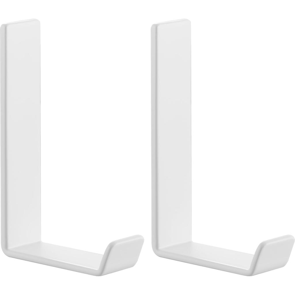 Yamazaki Magnetic Hanger Set of x x H10cm Strong Weight Product Number 10235 Hooks, Large, 2, White, W2.2 D6.6 (Each), Tower, Magnet, 1.25kg Capacity,