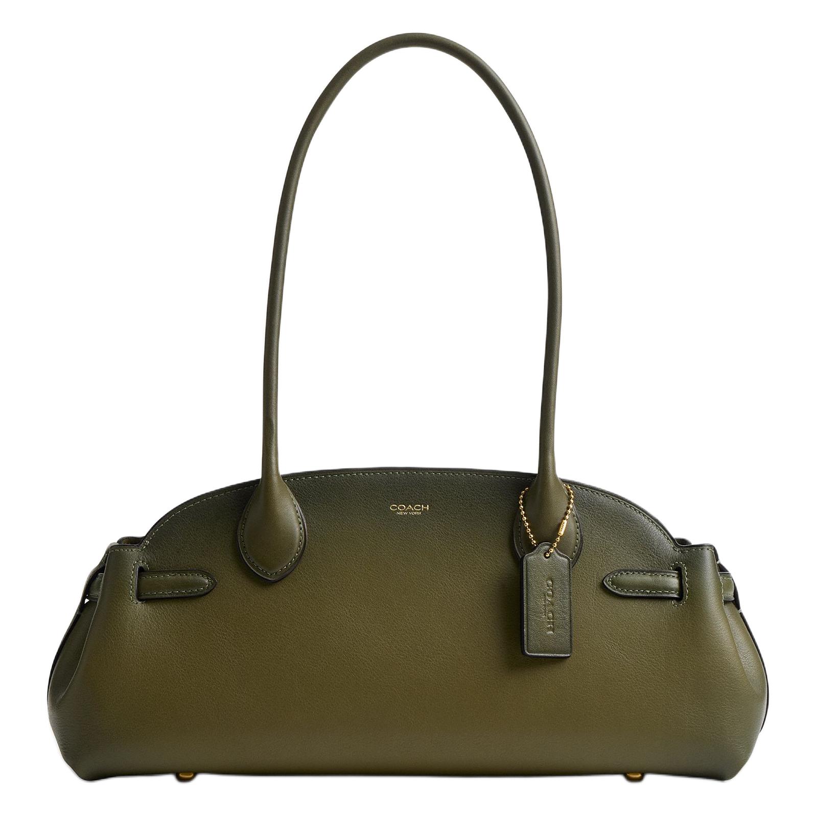 Coach Women's Green Empire Carryall 34 Bowling Bag Handbags Olive- Ccc30-B4ol