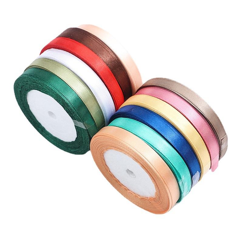 Polyester Satin Ribbon Ribbon Tie Hair Decorations Braided Hair Bow DIY Decorative Baking Cake Flowers Tied Webbing Fine Ribbon Home Decoration