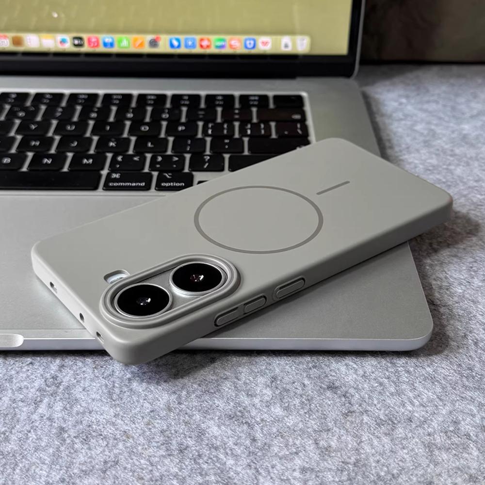 Ultra-thin Solid Color Matte Magnectic Case For Xiaomi POCO X7 Pro F7 F6 M6 F5 X5 X6  Ultra Wireless Charging Slim Hard PC Cover
