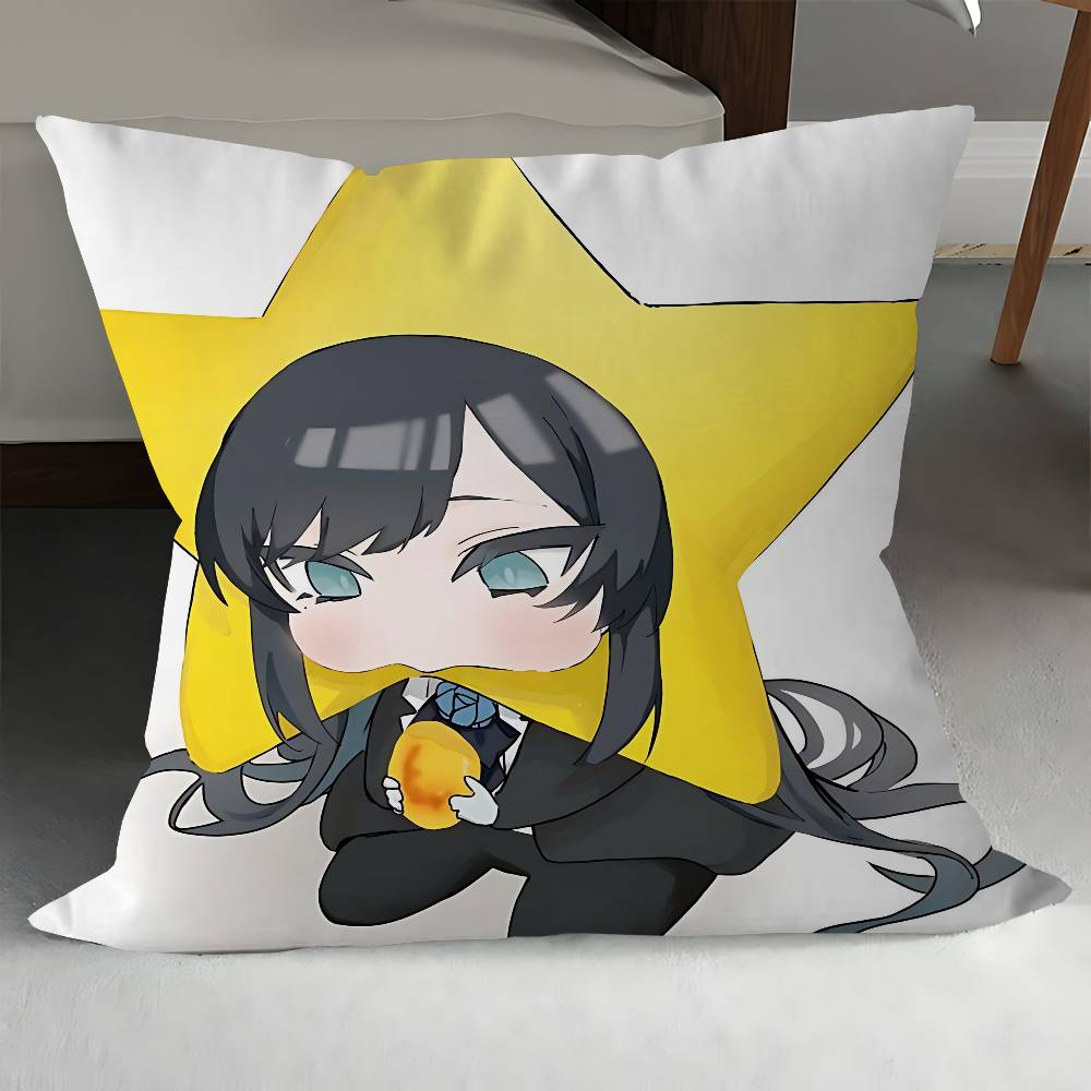 

A-Ado K-Kyogen X U-Uta Anmie Cushion Cover Decorative Pillow Sofa Home Decor Case Pillow Cases 12x12Inch