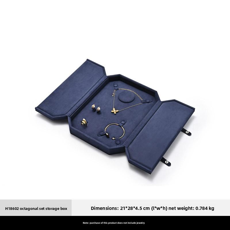 

Luxury Jewelry Gift Box Set for Rings, Necklaces, Earrings & Bracelets Storage & Packaging . синий