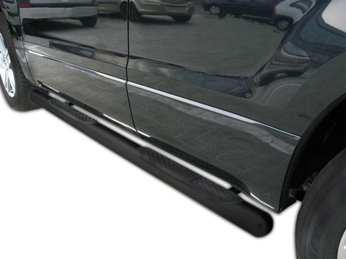 Side Steps - JJ-AUTOMOTIVE - Compatible Suzuki Grand Vitara 2005-2015 - 2 Pieces - Black - With Mounting