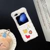Plush Case English Alphabet Mobile Phone Case for Samsung Z FLIP7 Folding Z FLIP5 Trend Z FLIP4/3
