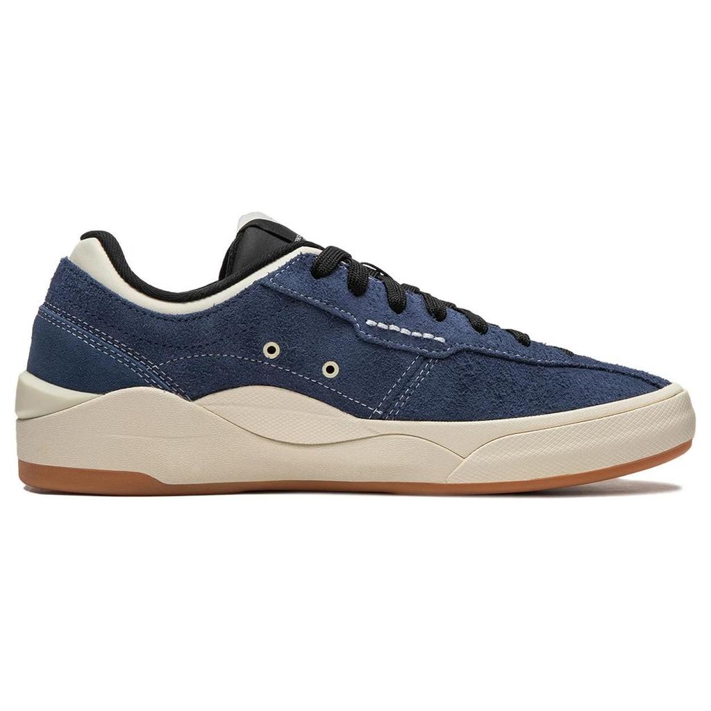 Li Ning Versatile Casual Comfortable Non-Slip Shock Absorbing Low-Top Skate Shoes Men sneaker Blue Gray AEPU015-2