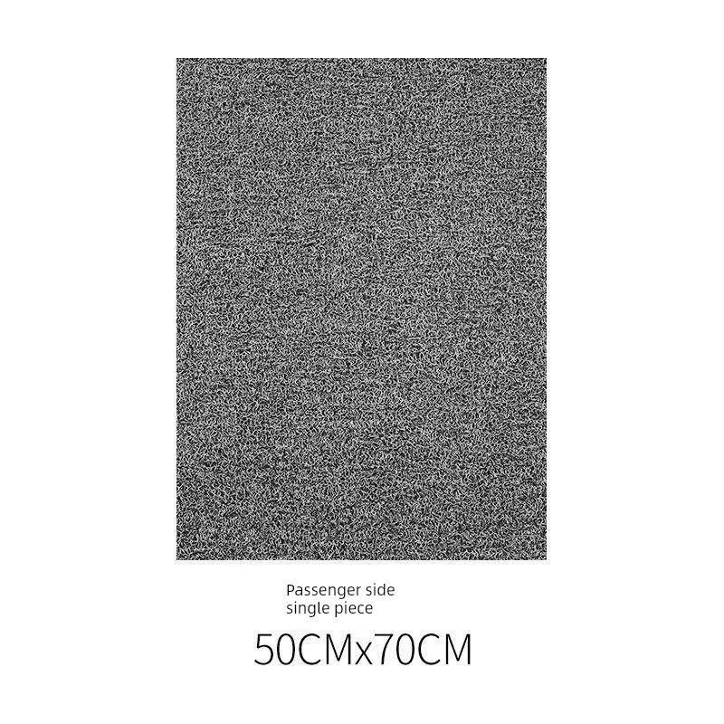 Floor Mats, Freely Cuttable, Universal, Easy To Clean, Can Be Cut Individually, for Driver and Passenger Seats, Waterproof, Thickened Silk Loop Design