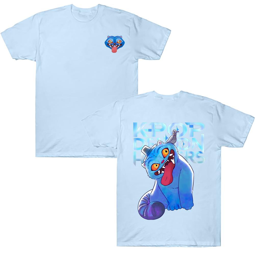 

Футболка Demon Hunter Tiger Kpop Футболка Demon Hunters Derpy Тигр и Птица Demon Hunter Tiger Хлопок Высококачественная Одежда Унисекс L