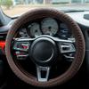 Universal Car Non-Slip Silicone Steering Wheel Cover Elastic Texture D-Shaped Steering Wheel Covers Car Decoration Accessories