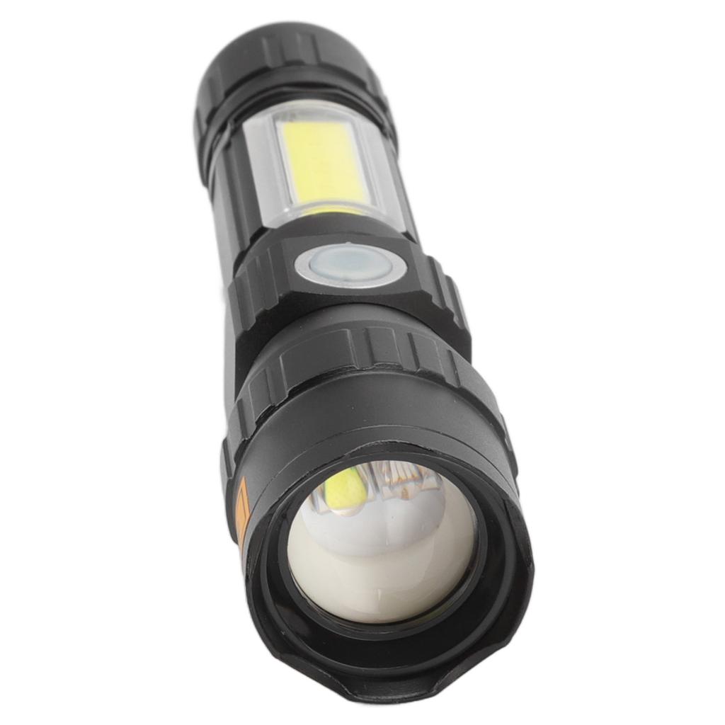 Wiederaufladbares UV-Licht 7 Modi USB-Aufladung Leicht Wasserdicht Taschen-LED-Taschenlampe mit Clip