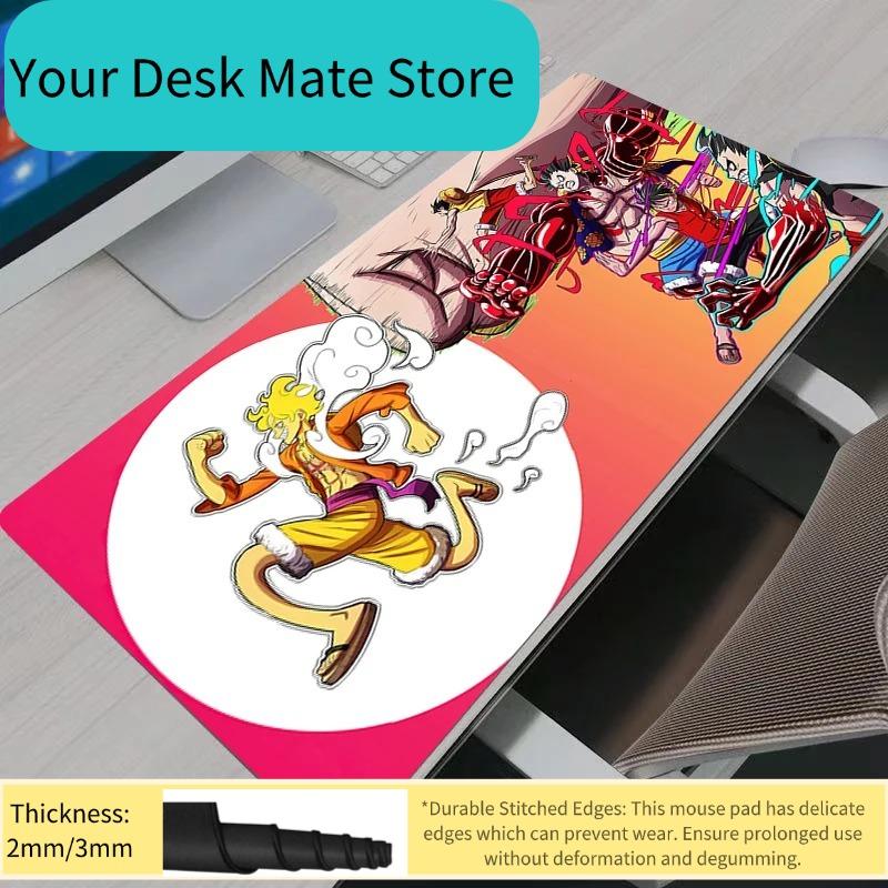 One Piece Luffy Mouse Pad Gaming XL Home New HD PC Mousepad XXL Keyboard Pad Non-Slip Office Carpet Laptop Big Mice Pad