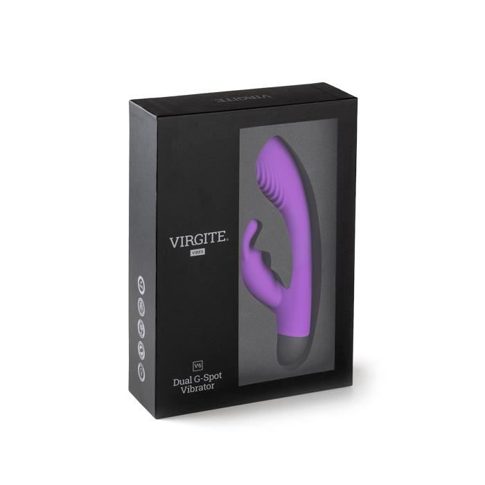 Virgite Dual G-Spot Vibrator V6 - paars