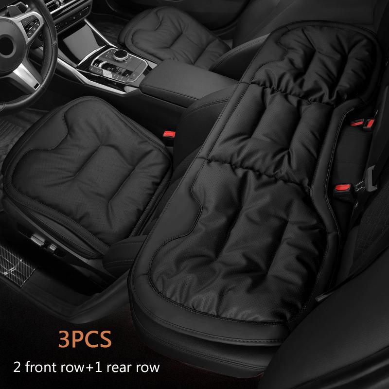 NAPPA Leather Car Seat Cushion For Driving ,For Tesla Model 3 Model Y L Model X Non-Slip Bottom Protector Breathable Covers