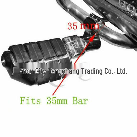 Electroplated 30mm Front Foot Pegs for Harley, Gold Wing, Kawasaki, Suzuki, Yamaha
