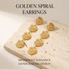 Ocean Style Gold Color Conch Drop Earrings for Women Classic Geometry Long Hanging Earrings Holiday Beach Summer Jewelry