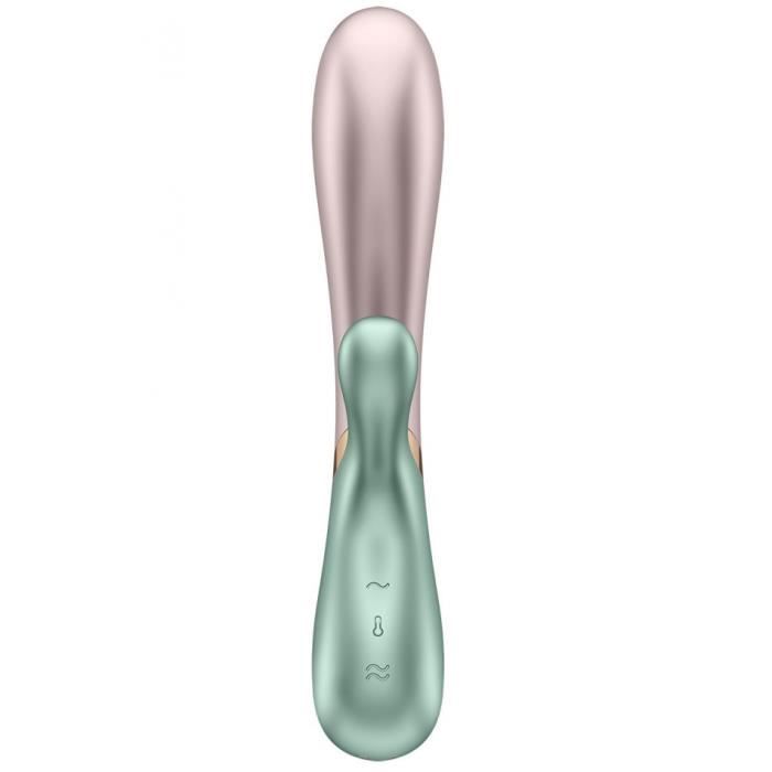 Vibromasseur - Satisfyer - Hot Lover - USB Chauffant - Double Pénétration - Vert