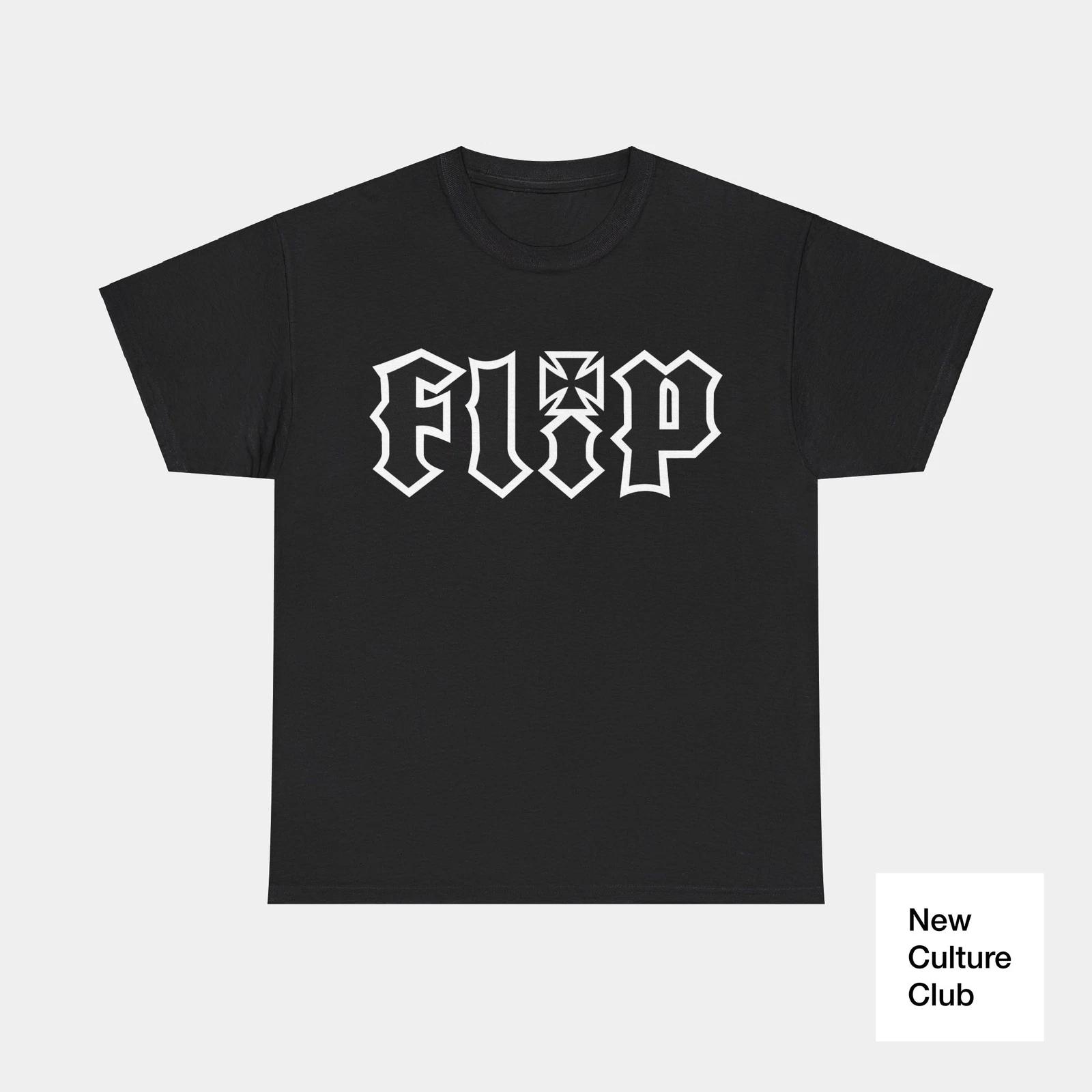 Flip Skateboards Skate Classic 90s Premium Design T Shirt Colors Appleyard Black L