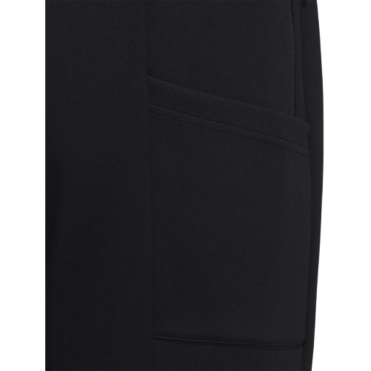 Adidas Solid Color Casual Sports Pants Men Bottoms Black H39229