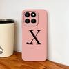For Honor X7d X9d X70 5G Case Simple Heart Letters Soft Liquid Silicone Phone Bumper For Honor X 7d X 9D X 70 Protective Cover