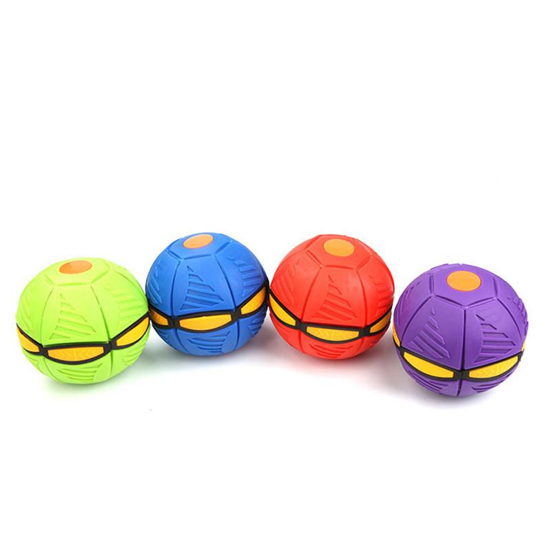 Allevia la pressione Antistress Incandescente Deformazione UFO Disco volante Piede Palla magica Sport all'aria aperta Giocattolo di decompressione