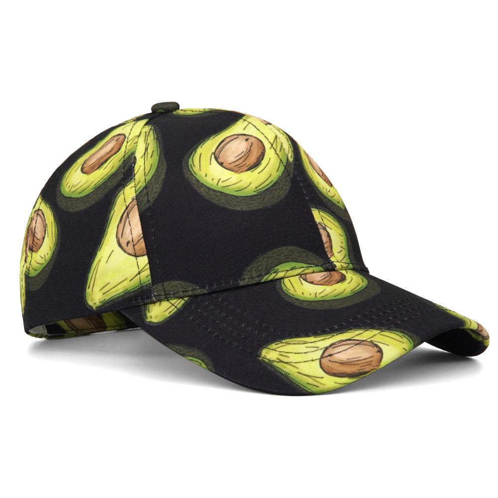 COKK Baseball Cap Women Cute Fruit Printed Sun Hat Adjustable Sunshade Summer Hats For Women Outdoor Casual New