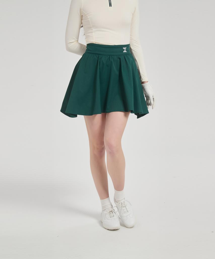 I Parka Pine Tree High-Waisted Flare Skirt