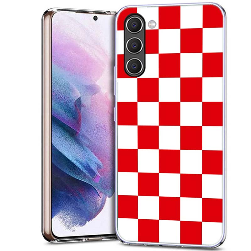 Retro Classic Chess Board Grid Phone Case for Samsung A54 A14 A24 A34 A17 A37 A57 A55 A35 A25 A15 A13 A23 A33 A53 A07 A05S A04S