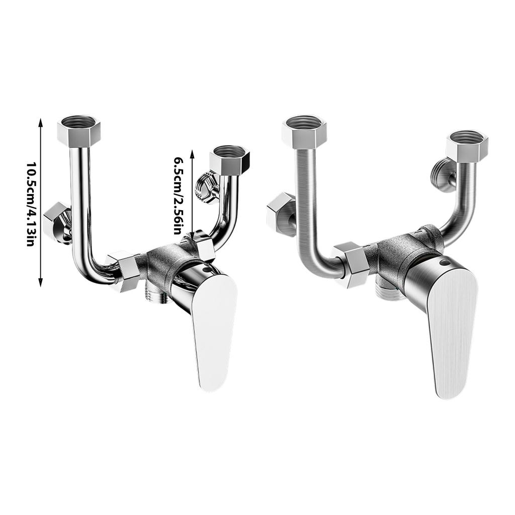 Hot And Cold Mixing Valves Stainless Steel U Type Mixing Valves Adjustable Water Outlet Electric Water Heater Mixing Valves