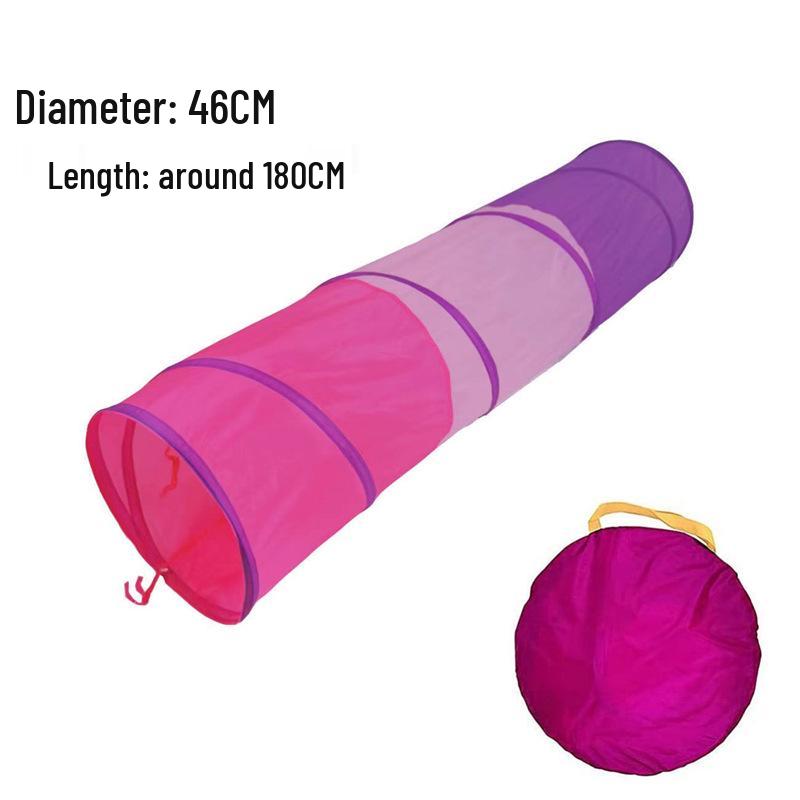 Sunshine Rainbow Children's Crawling Tunnel - Sensory Integration Training Tent for Infants and Toddlers