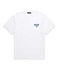 Baligeiteu B-Gate Small Logo Oversized Short Sleeve T-Shirt (Bs023) White/Blue